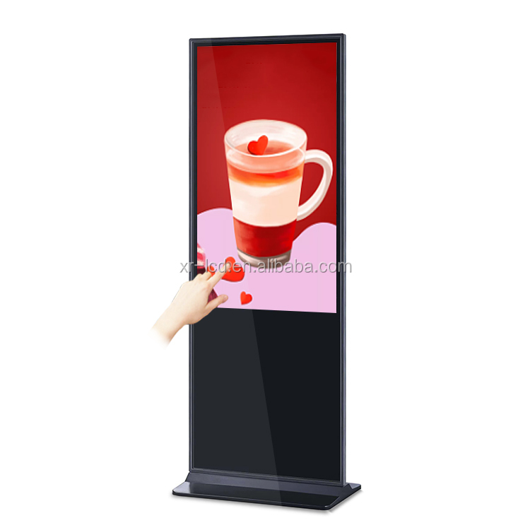 3D Android 43 "сенсорный экран, цифровая вывеска, HD Большой медиаплеер, ЖК рекламные экраны