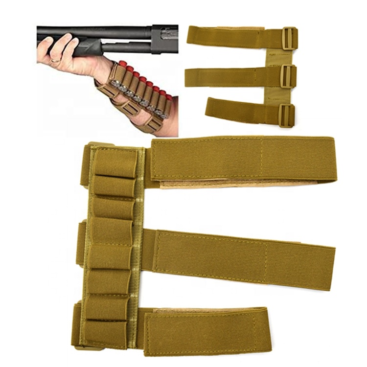 Factory Wholesale Adjustable Tape Armband Hunting Military Rifle Ammo Bag
