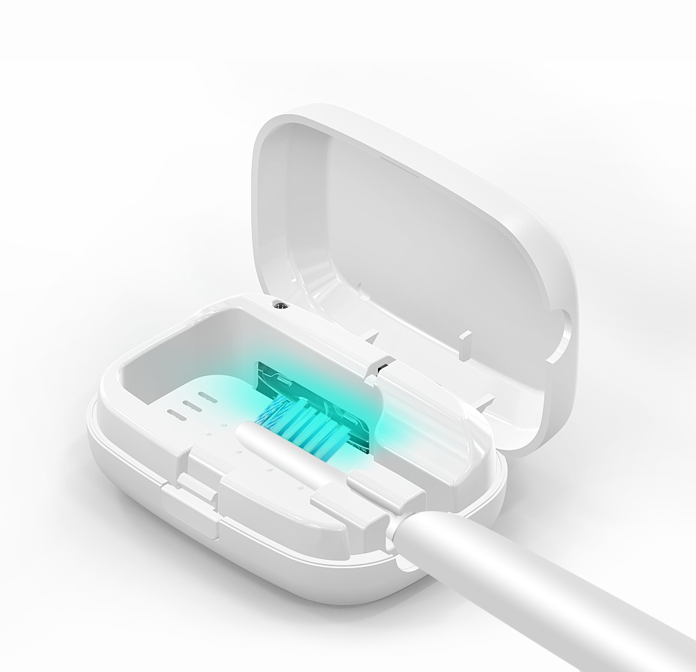 2020 Горячая продажа портативная многофункциональная USB Автоматическая перезаряжаемая UVC зубная щетка стерилизатор коробка УФ-свет дезинфицирующее средство
