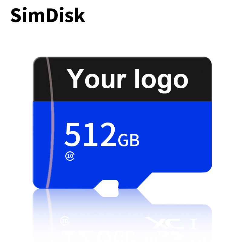 SimDisk Прямая поставка с завода Micro TF карта 4 Гб 256 ГБ 16 ГБ карты памяти 128 ГБ U3 класс 10 SD карта 512 ГБ для сотового телефона и камеры