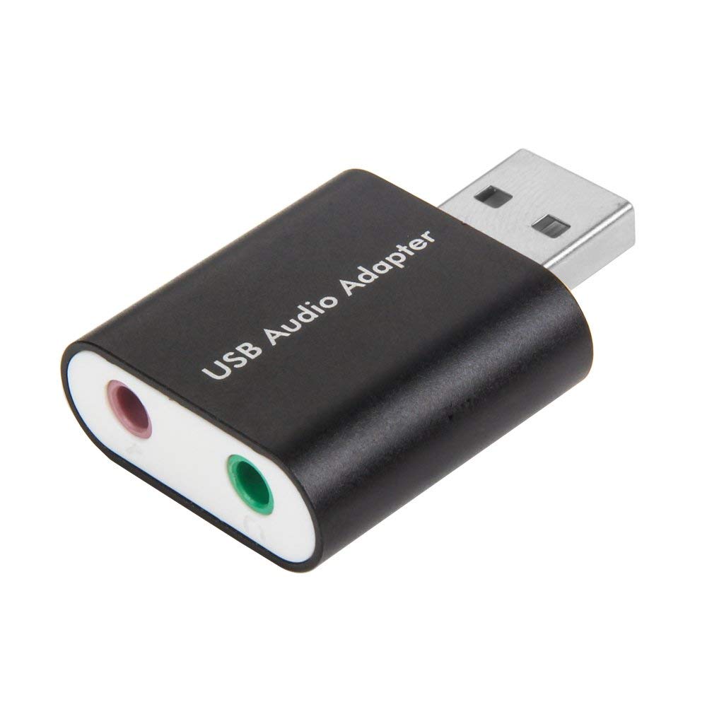 Портативный USB адаптер для звуковой карты usb7.1 внешний звуковой накопитель для компьютера