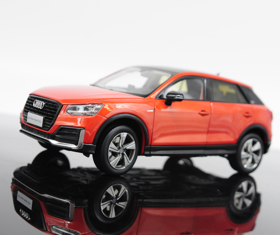 Лучшая Продажа оригинальный 1:18 2019 Q2L автомобиль из сплава Q2L Автомобильная модель новая модель A6 литая под давлением модель автомобиля-оранжевый цвет