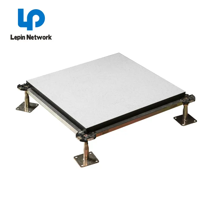 Raised Floor Factory Ningbo Lepin Hot Sell Adjustable Raised Floor Raised System Floor Accessories Network Office Calcium Sulfate Anti-static Floor