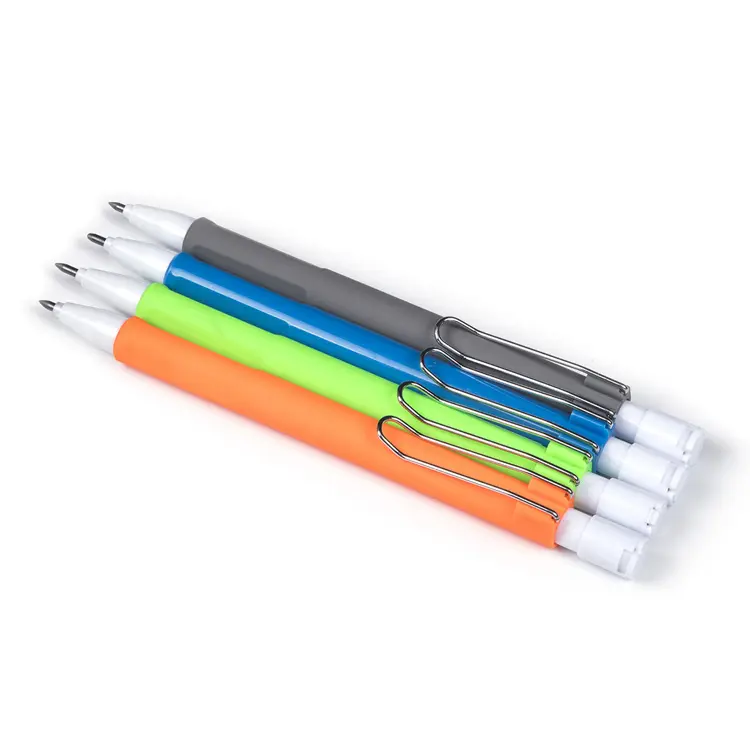 high quality soft silicone barrel silicone soft grip 2 mm lead mechanical pencil with refill for primary school kids writing