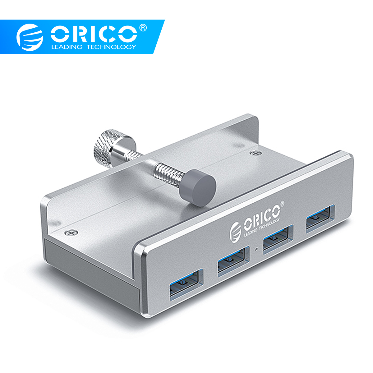 Оптовая продажа с фабрики ORICO алюминий сплав Desktop клип тип 4 порты супер скорость 5 Гбит/с передачи данных Usb 3,0 концентратор