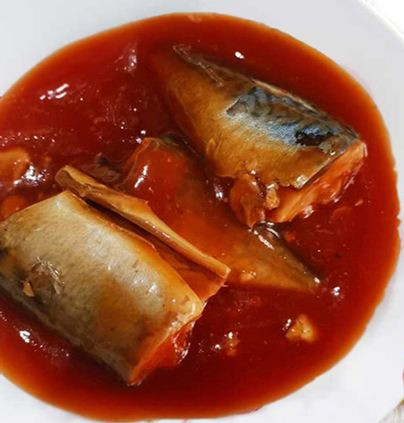 Заводская цена, консервированная рыба, здоровые продукты, консервированная скумбрия в томатном пакете
