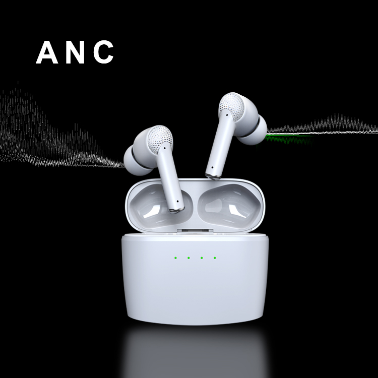 Бесплатная доставка товаров ANC ENC J8 активные шумоподавляющие наушники-вкладыши игровая гарнитура TWS Type C беспроводные наушники-вкладыши Наушники