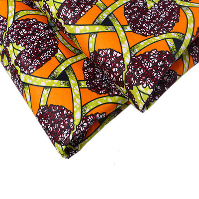 Cotton African batik printed fabric 24*24 72*60 cross-border e-commerce fabric spot factory wholesale