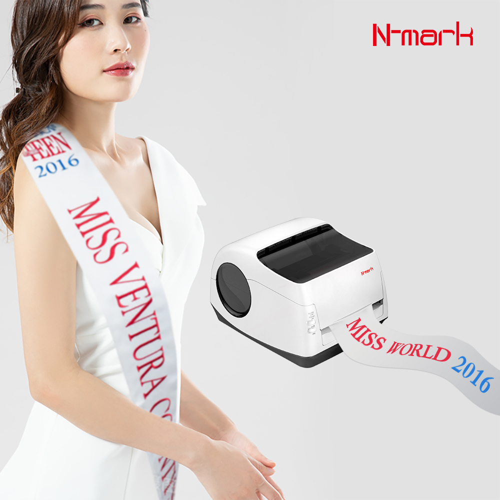 N-mark Digital satin ribbon printing machine hot foil printing equipment gold mini printer good price