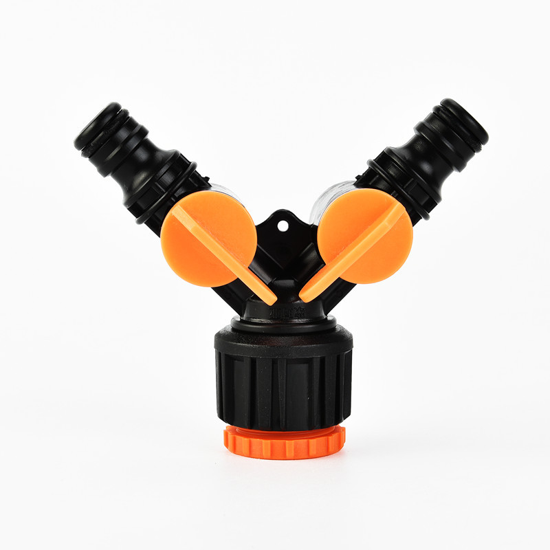 High Quality 8-12mm Tube Quick Connect For Garden Y hose 3 way Splitter Adjustable Garden Water Quick Connectors