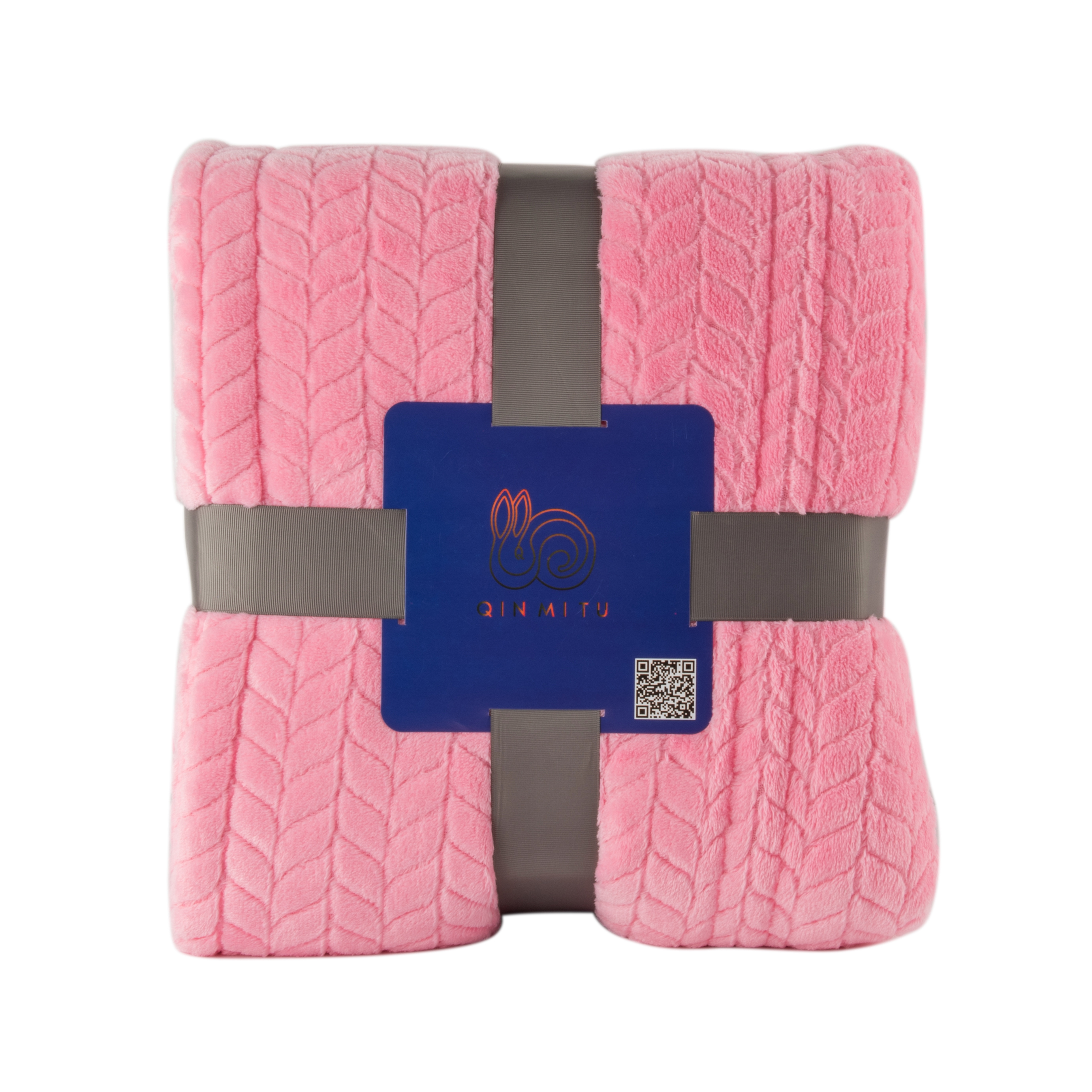 Custom INS Nordic style small fresh blanket cut floral plush lamb down blanket thickened warm double layer blanket