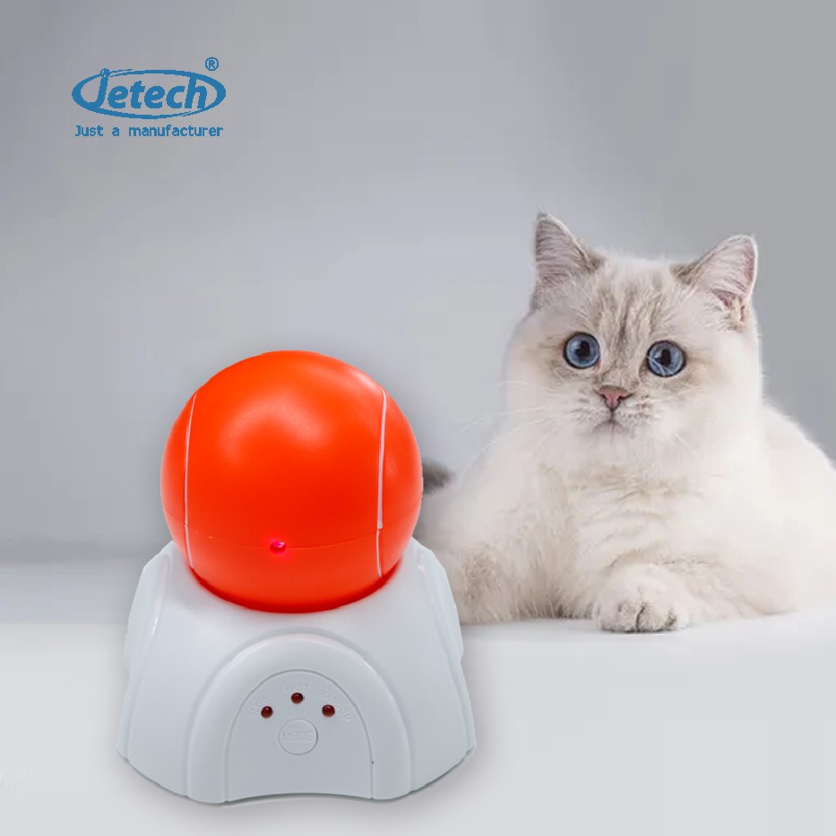 Wholesale Interactive Electronic Tennis Laser Automatic Cat Toy Pet Training Exercise Chaser Tool
