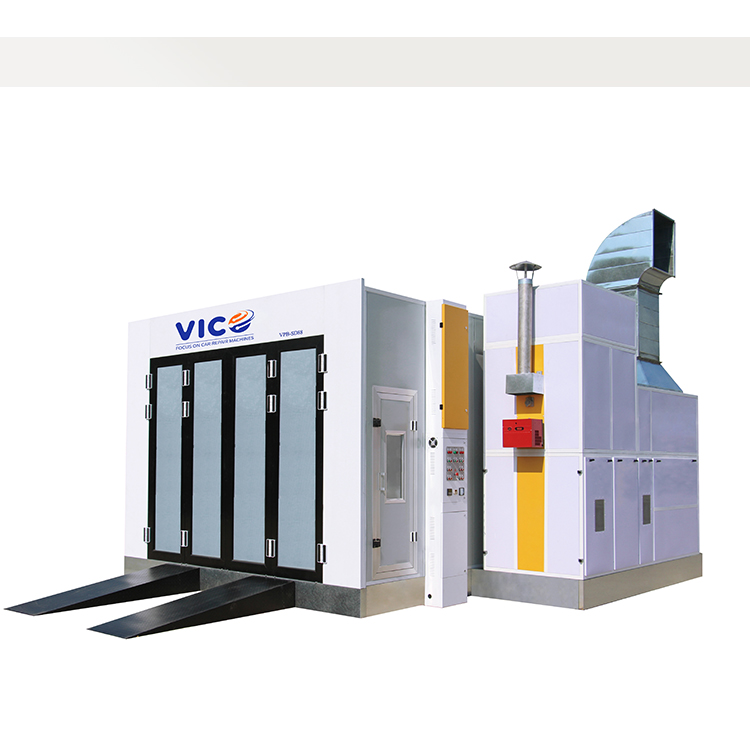 Vico professional auto spray booth Glass front door baking oven VPB-SD88 from factory outlet