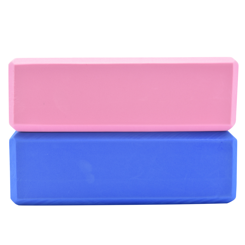 Fitness Premium Yoga Block and strap eva set customise Set of 2 - 3 Inch Thick Brick