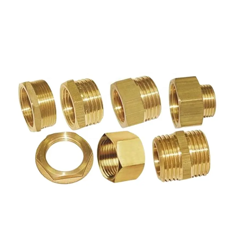 Factory Custom Made Precision Brass Pipe Fittings