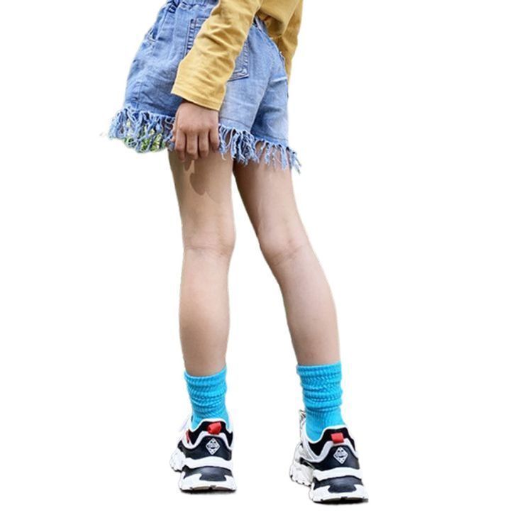High-quality women's factory direct sales solid color tube socks cotton socks