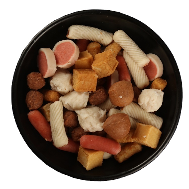 Горячая Распродажа замороженных продуктов surimi hotpot, мяч для рыбы hotpot