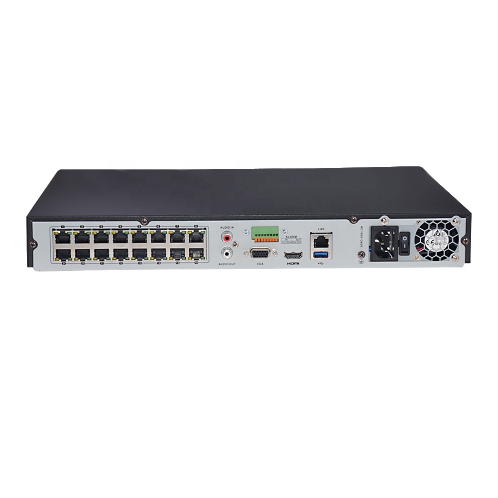 Оригинальный Hik DS-7616NI-K2/16P NVR 4K 1U 2HDD PoE NVR 16-канальный видеорегистратор Поддержка 8MP разрешение CCTV NVR