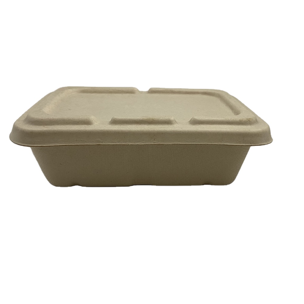 950ML Disposable Food Containers Biodegradable Lunch Box Biodegradable Food Container