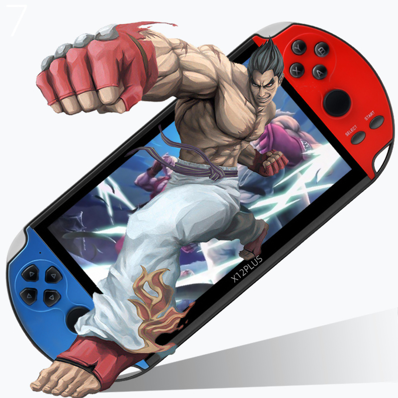 Портативная мини-консоль для psp X12, 7 дюймов, 16 ГБ, 10000