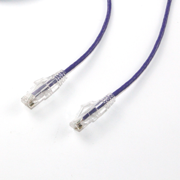 Высокая скорость 10 Гбит тонкий Cat6a патч-корд кабель OD 0,38 мм Тонкий UTP 28awg кабель
