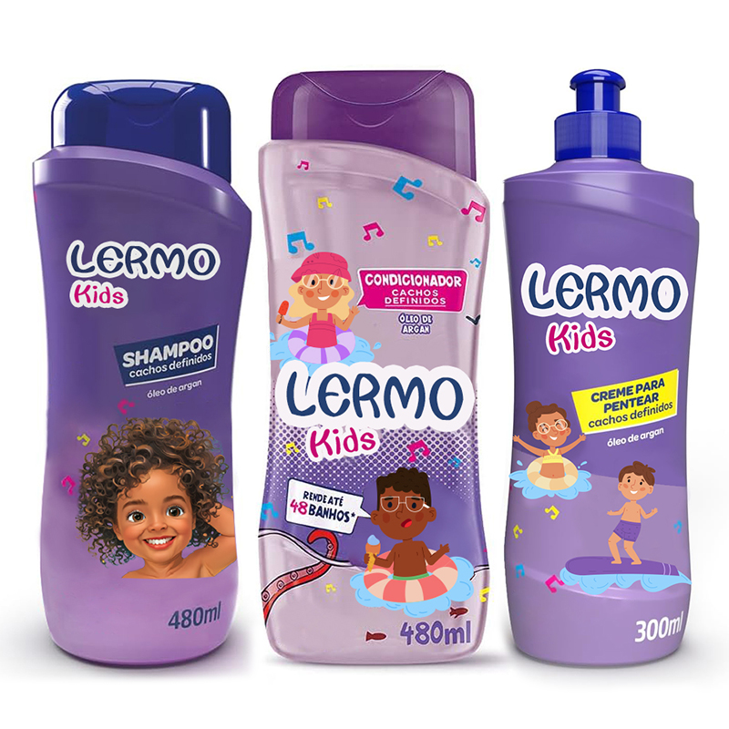 LERMO Custom Private Label Kids Hair Care Natural Vegan Hair Growth Shampoo Rosemary Oil Hair Care Products For Black Kids