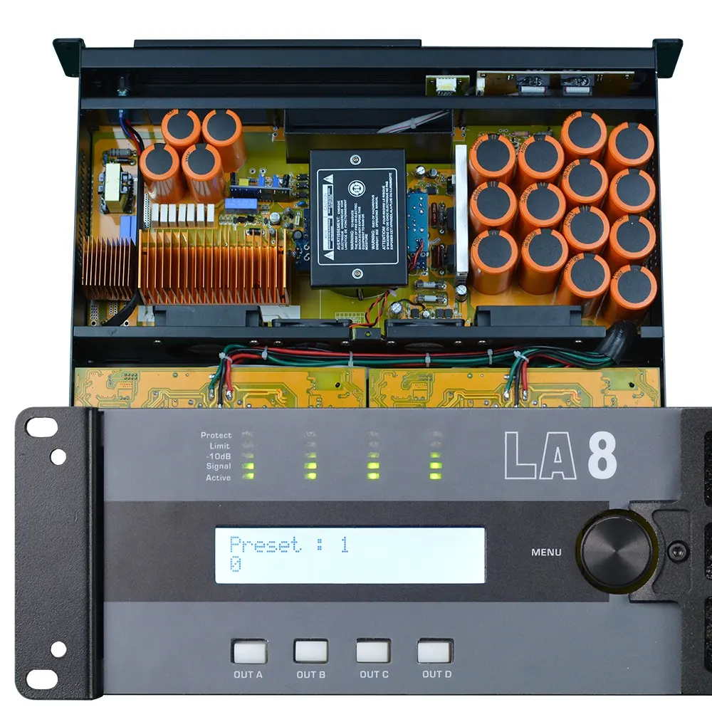 La8 лучшее профессиональное аудио 4 канала класс td 2200 Вт сабвуфер усилитель мощности открытый акустическая система звука усилитель de potencia