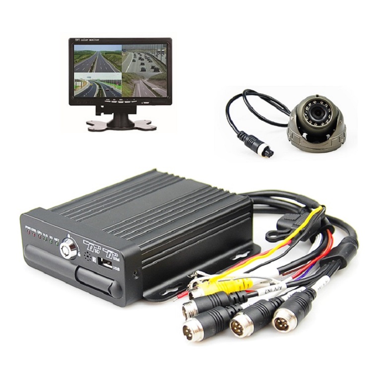 OEM AHD 720P 1080P g-сенсор 4ch Мобильный dvr mdvr трекер с камерой монитор CMSV6 программное обеспечение