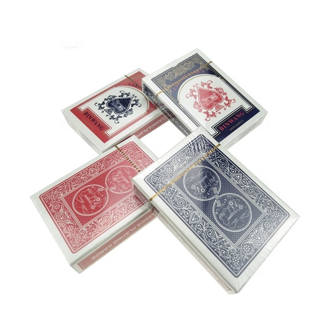 China manufacturer customized printing playing cards game PVC plastic poker card game