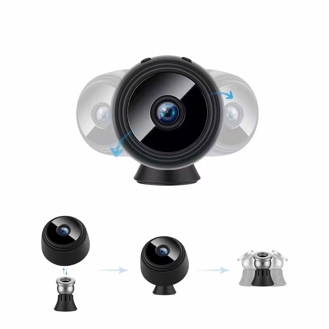 Мини-камера HD 1080P ночная версия беспроводная скрытая Wi-Fi камера домашние камеры видеонаблюдения
