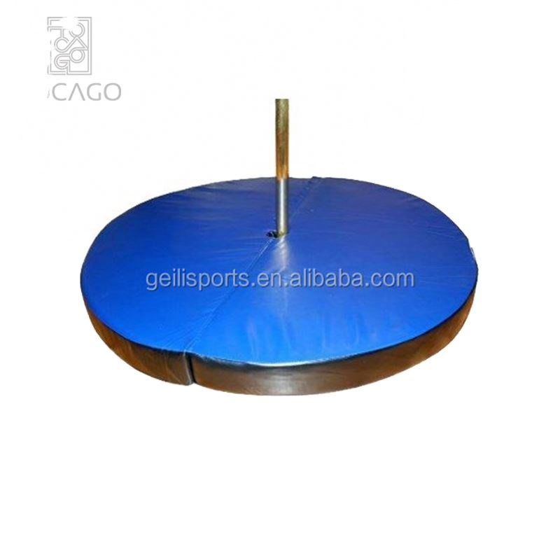 Large round folding safy dance challenge crash pole dance mat manufacturers