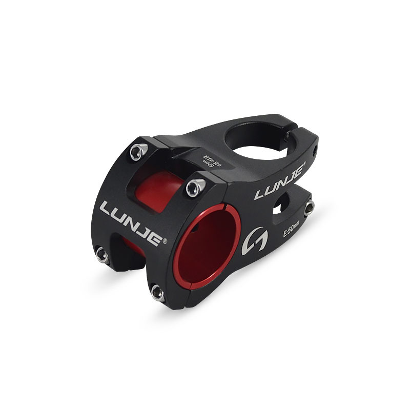 LUNJE CNC Aluminum Mountain Bike Stem 0 Degree cycling Bicycle parts Bicycle Handlebar Stem