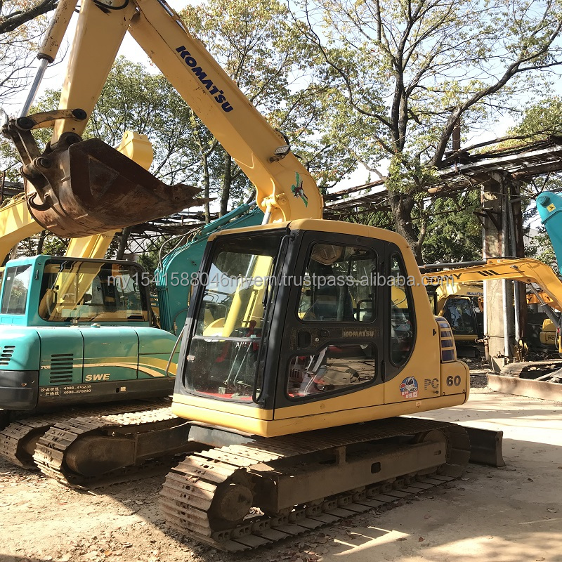Фабричное хорошее продажи Япония Komatsu б/у PC60-7 небольшой гусеничный экскаватор для строительных работ/мини экскаваторов PC60-7