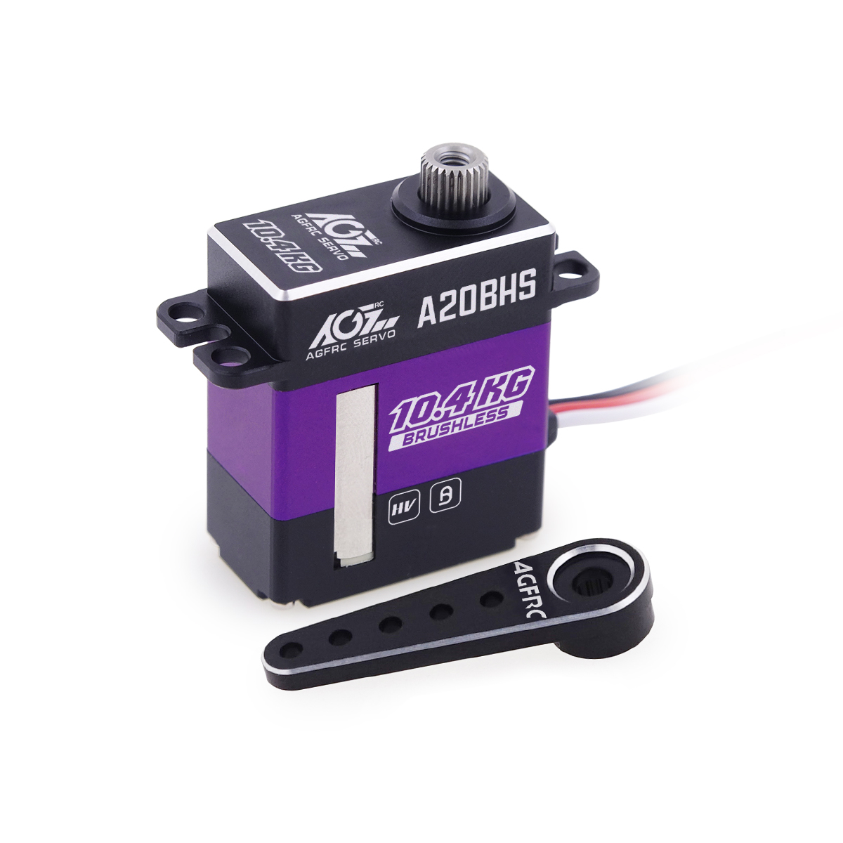 Новый стиль A20BHS HV 10,4 кг 0,055sec высокоскоростной бесщеточный микро RC плоский сервопривод для автомобиля SCX24