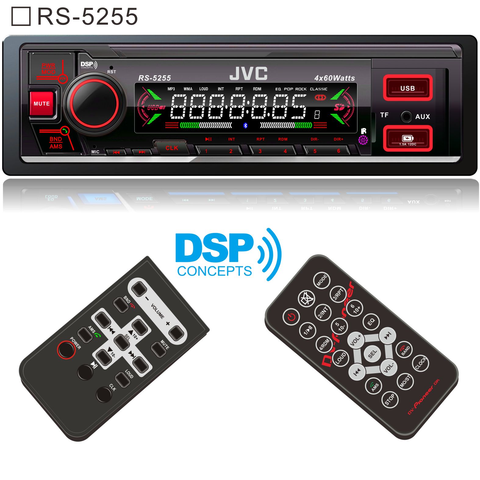 Косатка автомобиля MP3 плеер MP-6250