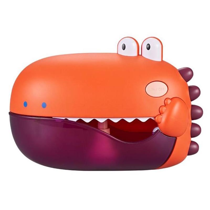 Amazon Hot Sale 2021 Fun Baby Indoor Bath Games Automatic Dinosaur Bubble Machine with Music