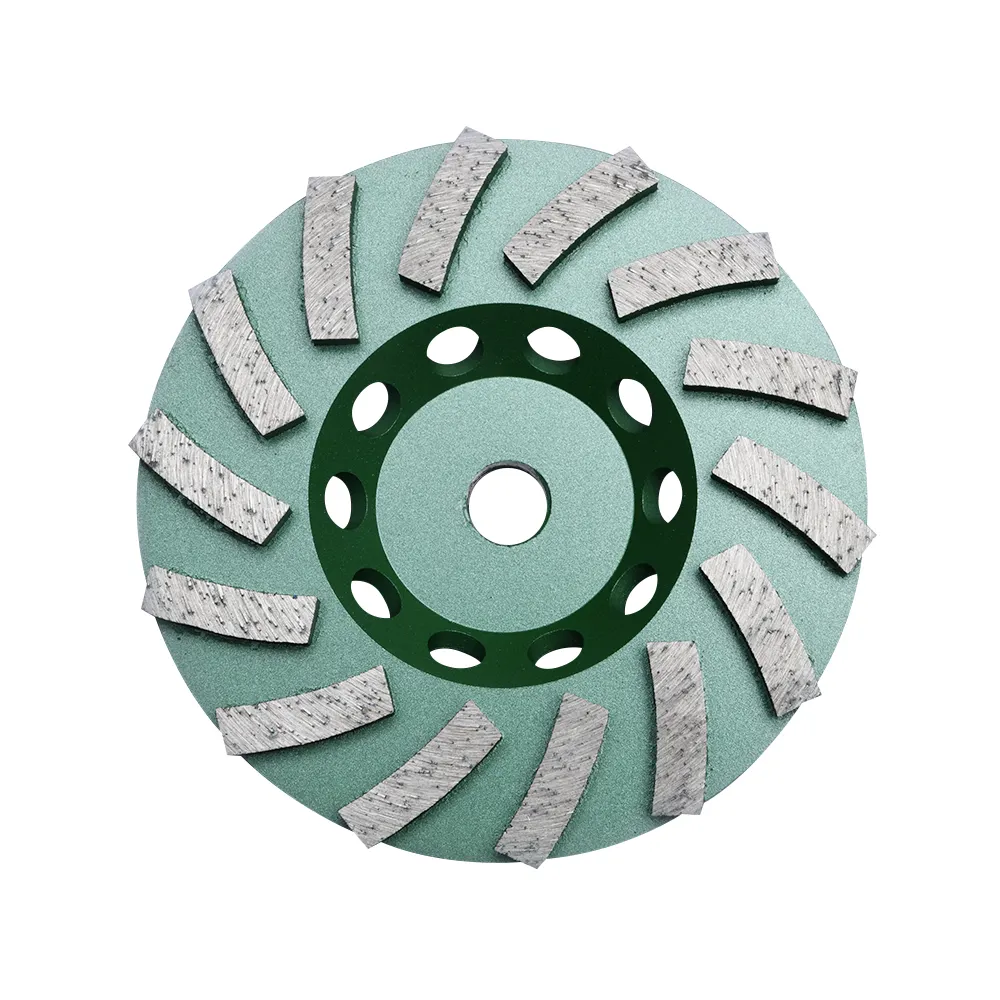 Grinding Wheel 5" Concrete Grinding Cup Wheels 14 Diamond Abrasive Seg 5/8"-11 Arbor