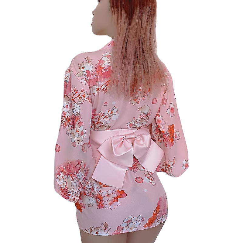 Japanese Sexy Maid Dress Anime Cow Erotic Cosplay Outfit for Women Girls Pink Role Play Cute Kawaii Lingerie Slutty Dresses New