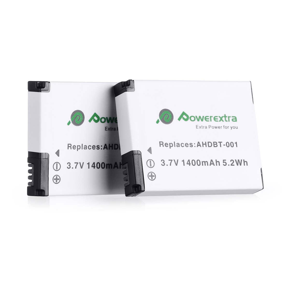 Powerextra 1400 mAh Digital Camera Battery Li-ion 7.4v Battery For AHDBT-001