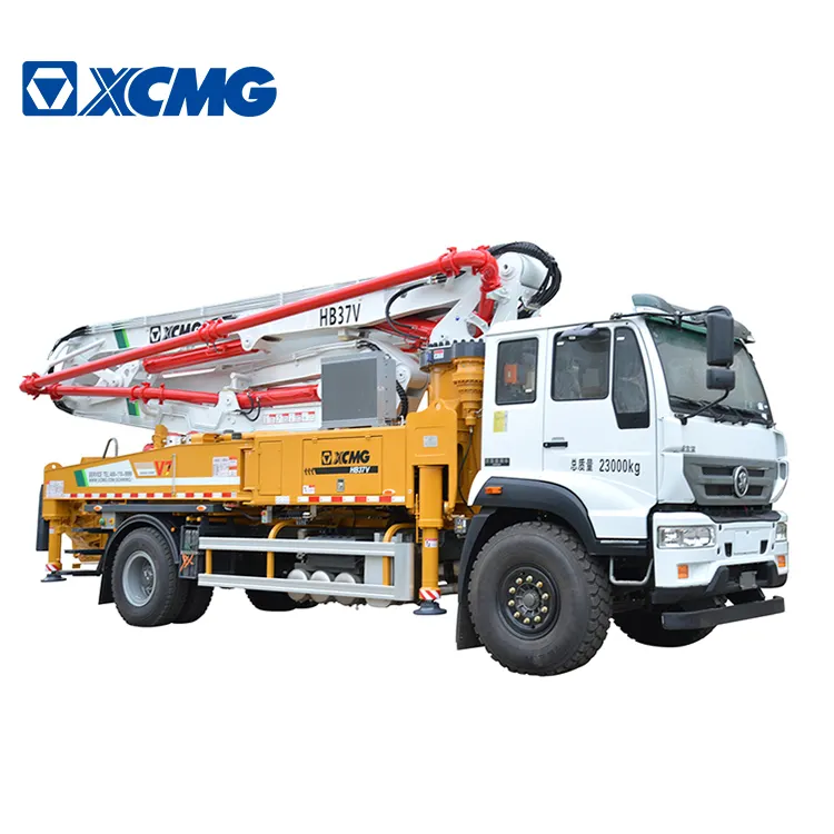 XCMG Official HB37V Concrete Pump Truck Mounted 37m Concrete Pump Machine for Sale