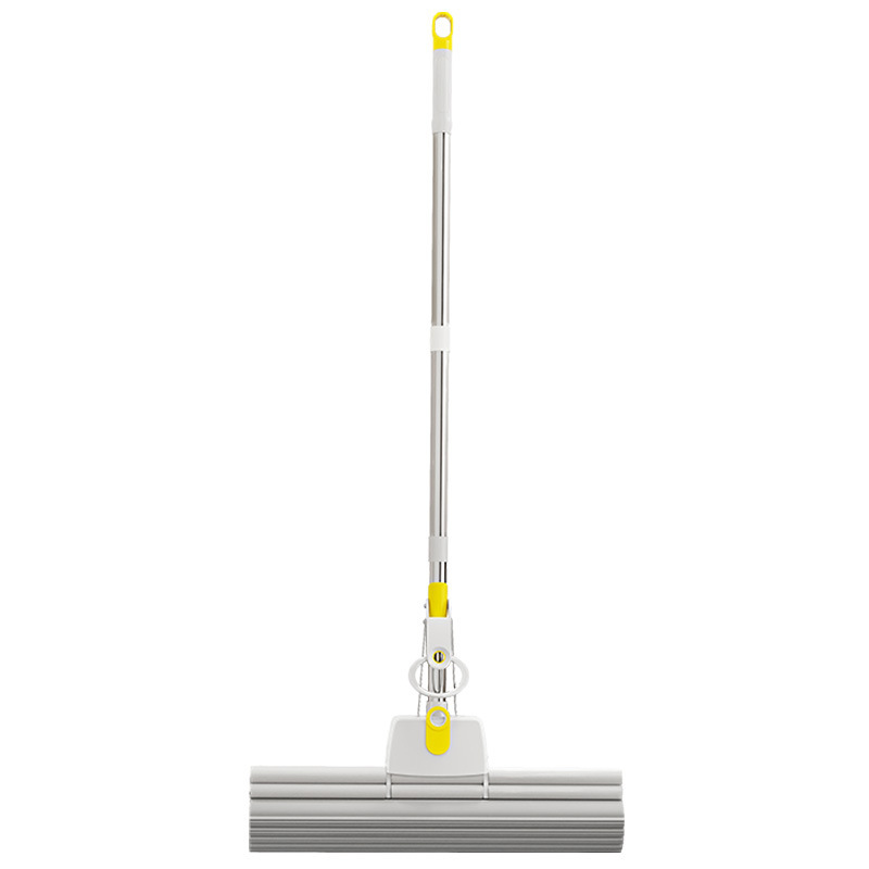 Plus-size Sponge Household Roller Squeeze-free Hand Wash Lazy Mops Rubber and Cotton Mops