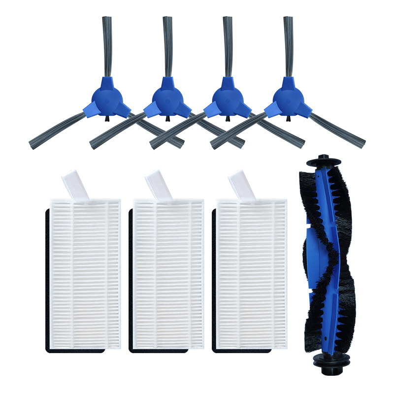 Основная щетка боковым щеткам обеспечен HEPA фильтры для eufy RoboVac 11S 30C 15C робот-пылесос для уборки инструмент Аксессуары для запасных частей