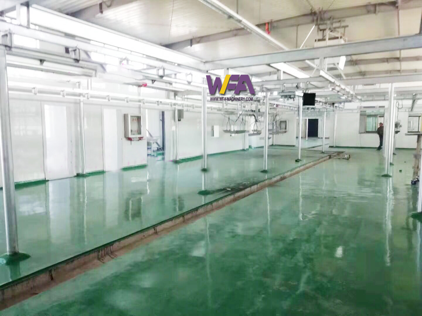 pig abattoir slaughterhouse machine slaughtering equipment carcass automatic convey rail for pig