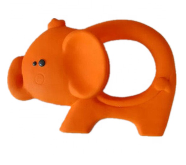 China Supplier Elephant Soft 100%Natural Rubber Toys Bath and Teething