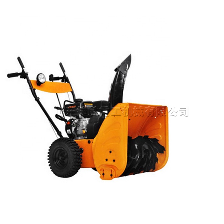 Hand push snow thrower for clearing snow in greenhouse Winter road snow machine Small commercial snowplow
