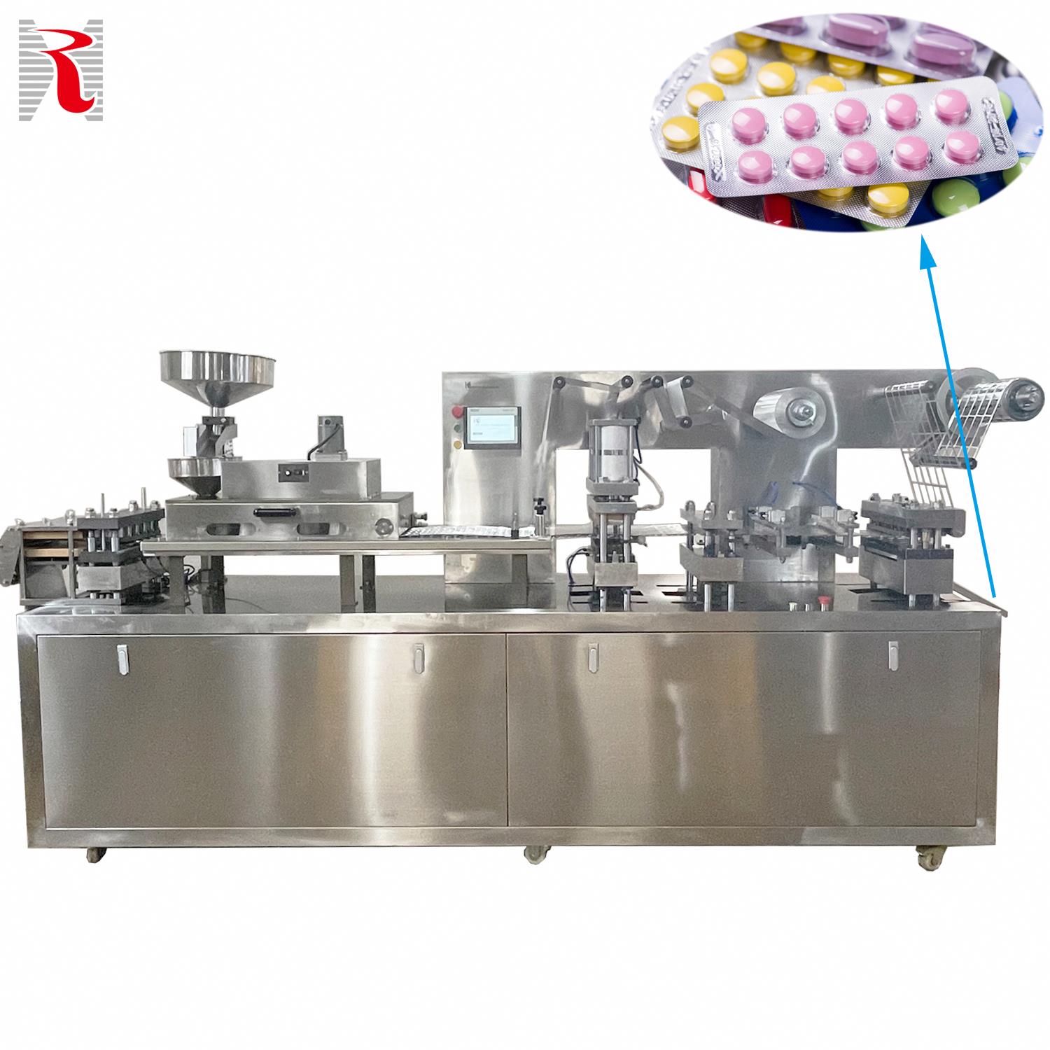 DPP250R Full Automatic Tablet Pill Capsule Blister Packaging Machine For Automated Packing Tablets Plate