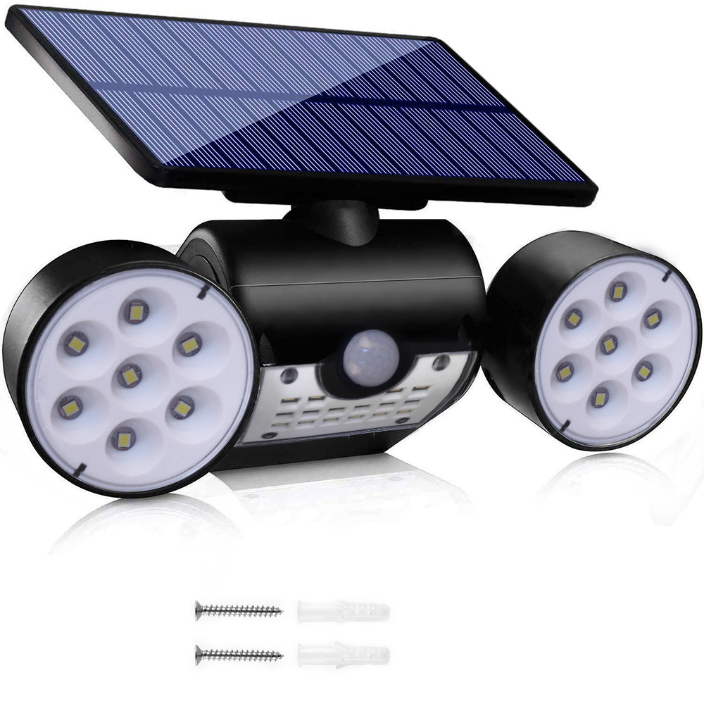 Solar Motion Sensor Light Solar Lights Outdoor Backyard Security Lights Powered