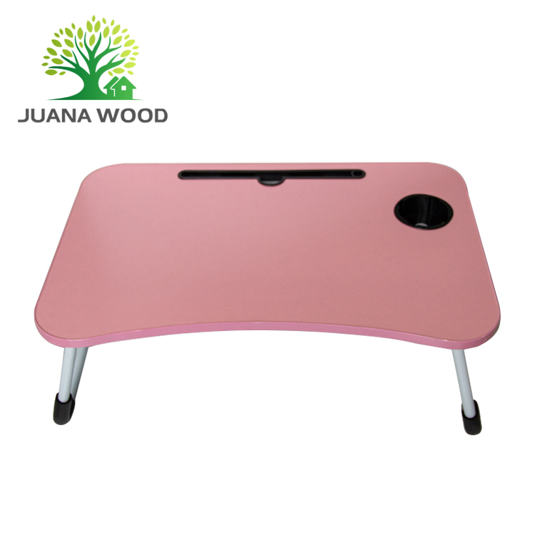 2021 Modern Design Home Working Multi-functional Folding Adjustable Portable Wooden Laptop Computer Table For Use Bedroom