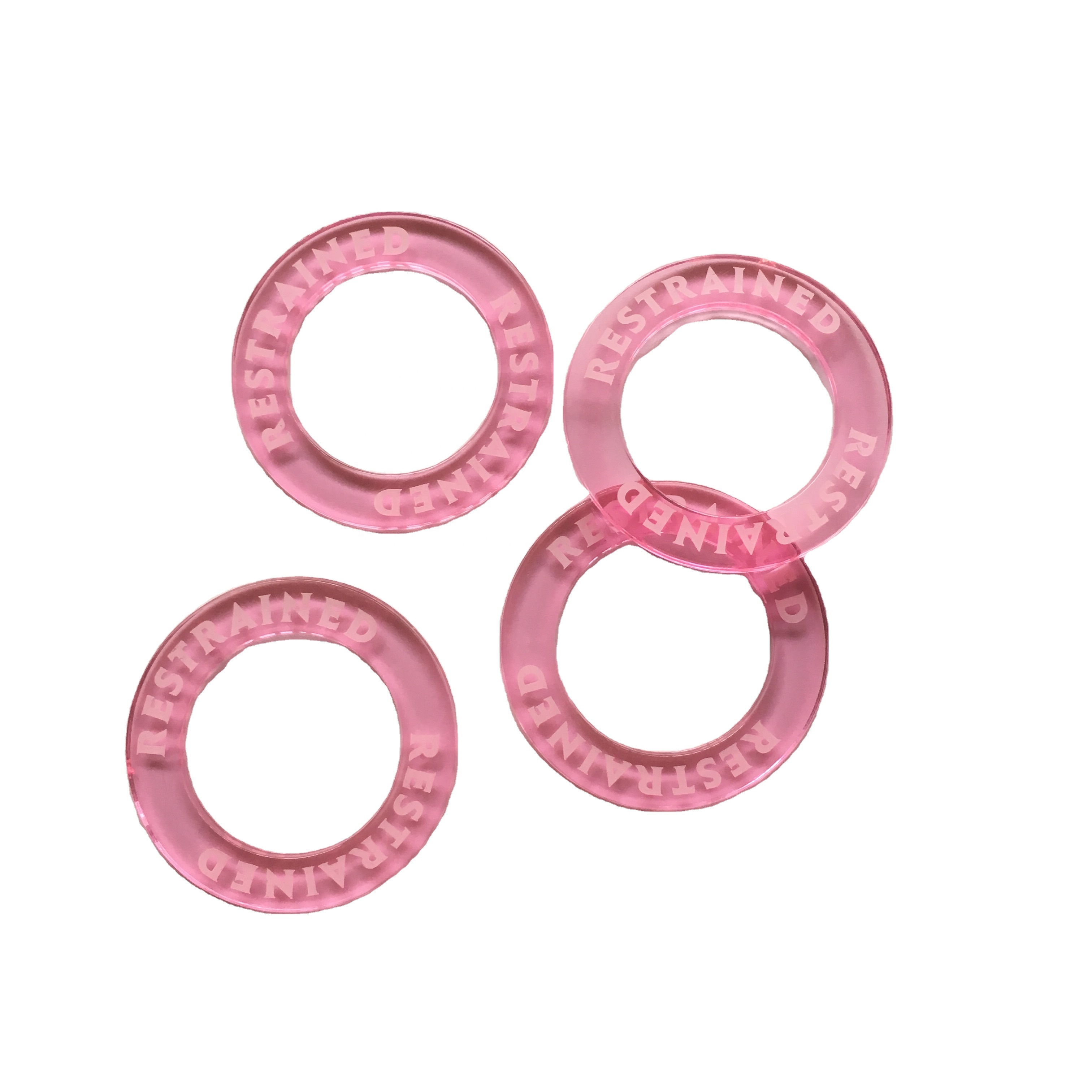Factory price acrylic transparent education plastic token coins