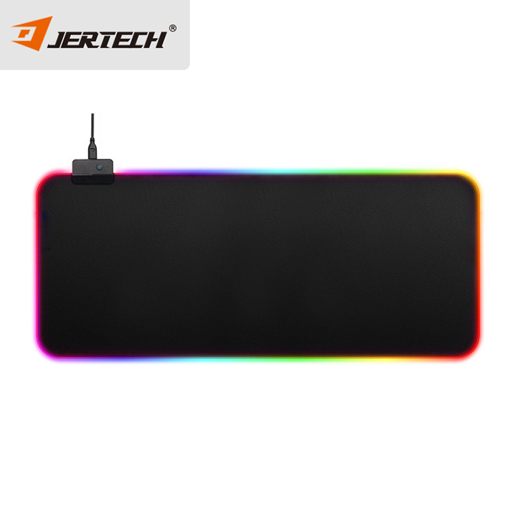 JERTECH-GMS Подушечки для клавиатуры X3 X5, пользовательский беспроводной светодиодный большой игровой коврик для мыши RGB